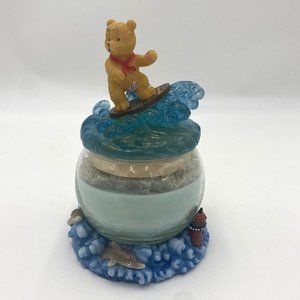 Vintage Giftco Inc Candle, Ocean Scent, Beach Dolphins Lighthouse Bear Surfing